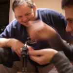 Evening flytying session