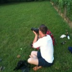 Faraz takes photographic evidence