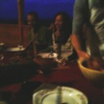 Evening meal at Zoli's at Latohegy