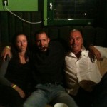 Out at the local dance club. Peter may be drunk.