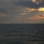 Many beautiful evening sailings.