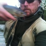 Grayling (difficult to photo because unlike trout they kick!)