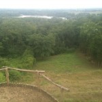 Latohegy = Seeing Mountain - here you can see the Drava.