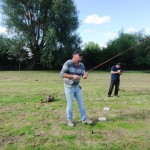 Paul (Lee practising karate)
