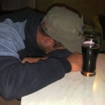 8.30pm. Peter is meditating.