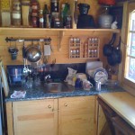 New shelves and cupboards.