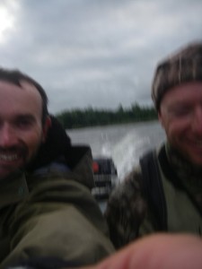 God knows what people think when they see an x racing boat tearing by with a dodgy engine and us 2 in it!