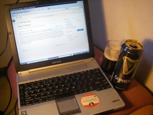 Guinness and a quick blog!