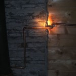 Nice brick work, copper piping and matches.