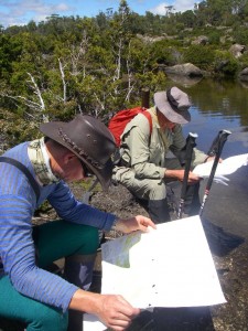 Out with the maps again. It's easy to get lost here! A good map and compass are essential. Check out "Lost" in our SLTV series.