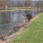 In the net!