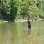 Tonio fishing the Drava (again).
