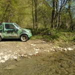 The camouflage Jimny - not a common car in Ukraine as it turns out.