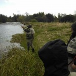 Trev still into a fish.