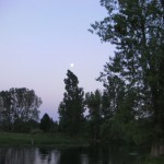 The moon, over Gacka.