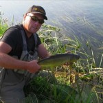 Decent brown on a skipped caddis.
