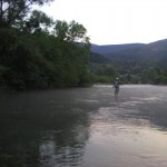 Low water conditions.