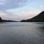 Nice views looking upstream on the Danube Bend.