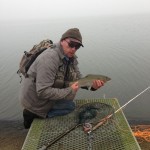Paul with a fucking great fish. And cigar.