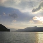 Looking upstream to the Danube Bend.