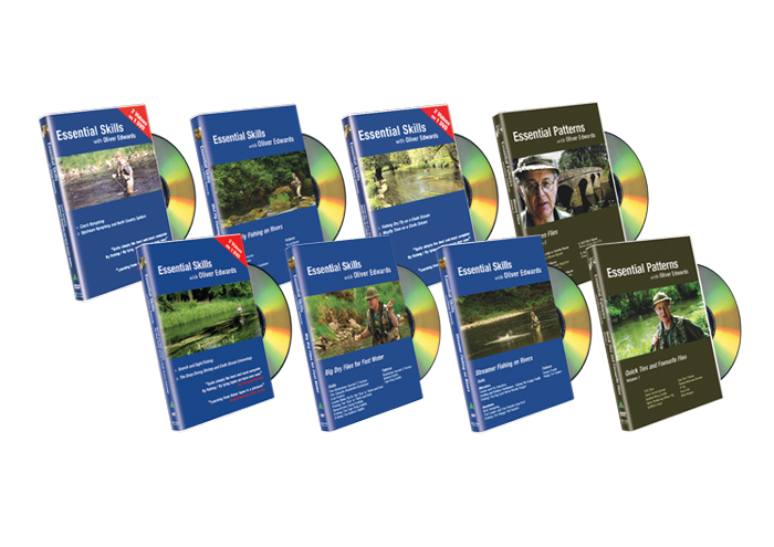 Packshot of all dvds