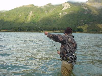 action in New Zealand high country