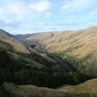 A quick look back after the climb out!