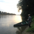 I missed a 3kg Asp here, and Peter missed one the same size or bigger further downstream