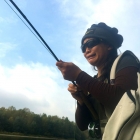 What is your expression when you hook a fish bigger than you expected.