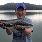 Chuan's first Giant Snakehead.