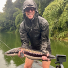 Graeme from Auckland enjoying the rain