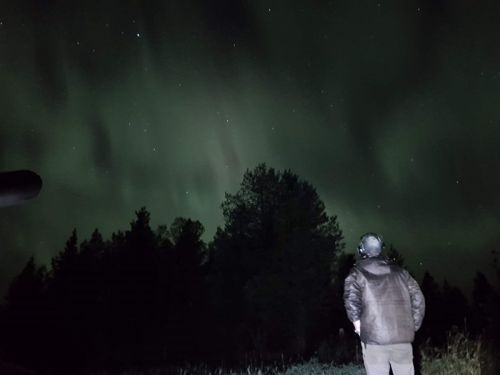 watching nothernlights